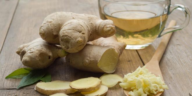 fresh ginger tea